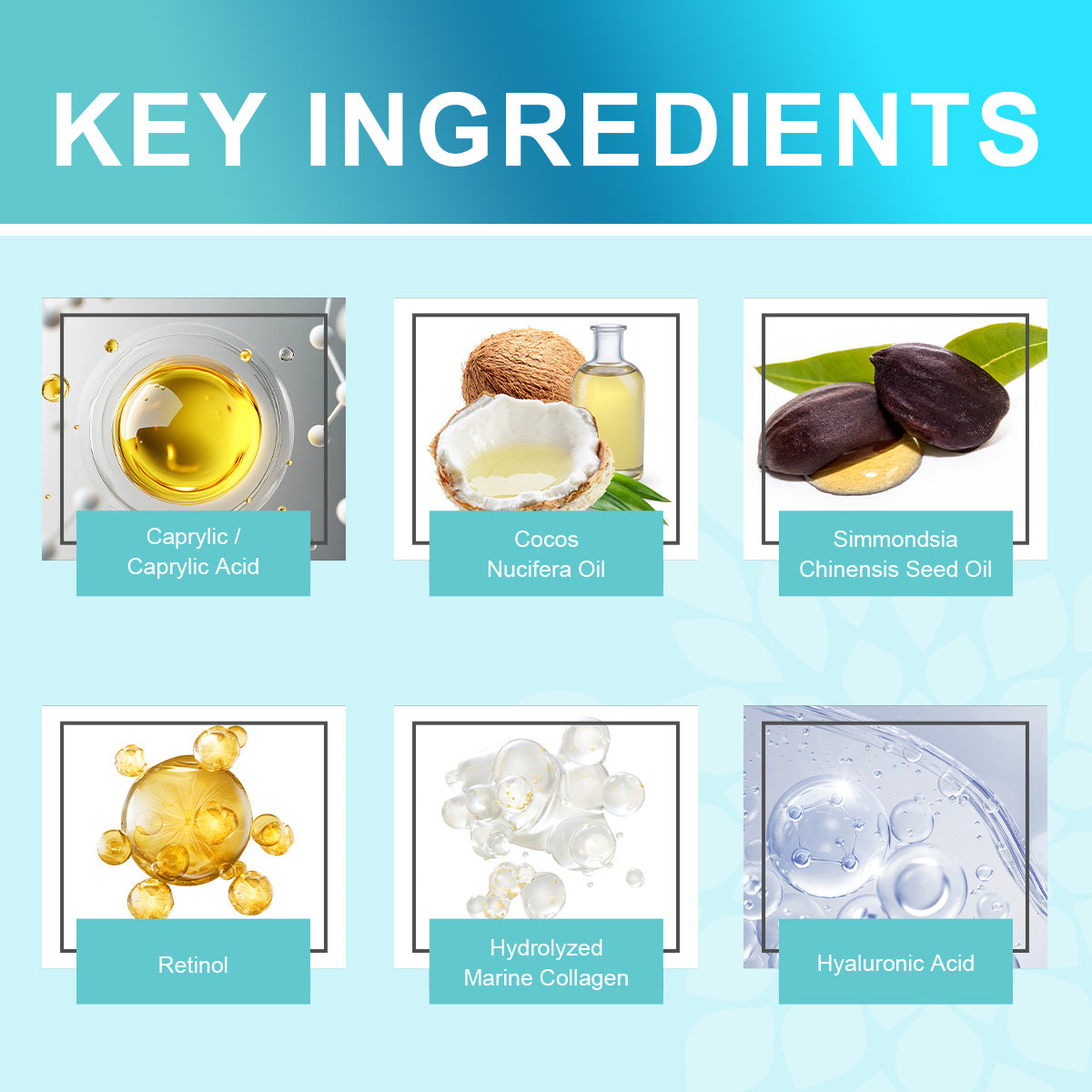 Collagen, Retinol, and Hyaluronic Acid Cream