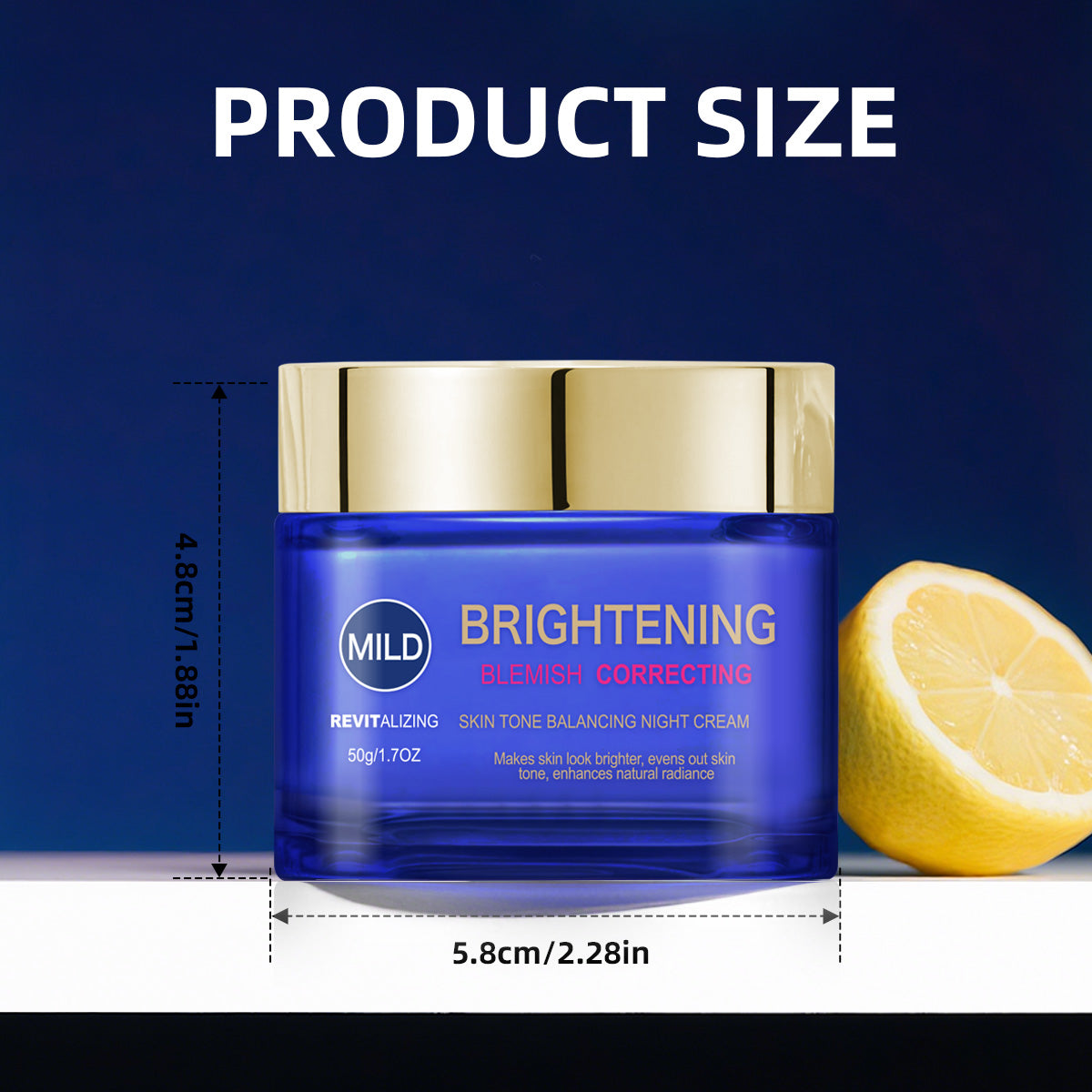 Skin tone balancing night cream