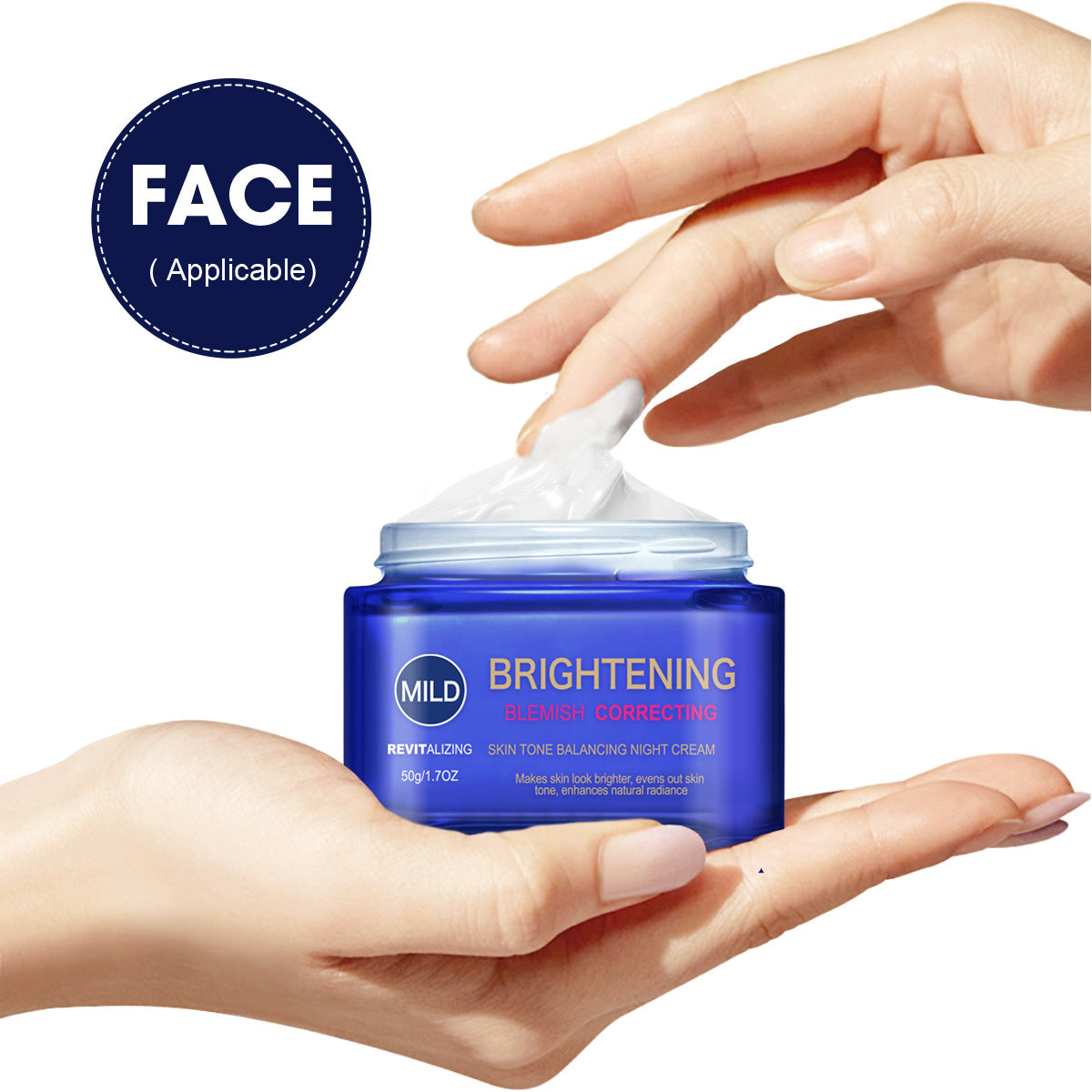 Skin tone balancing night cream