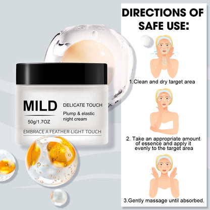 Plump & elastic night cream